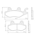 PASTILLAS DE FRENO FRAS-LE FMPD00861