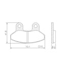 PASTILLAS DE FRENO FRAS-LE FMPD00987