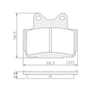PASTILLAS DE FRENO FRAS-LE FMPD00912