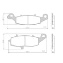 PASTILLAS DE FRENO FRAS-LE FMPD00888
