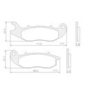 PASTILLAS DE FRENO FRAS-LE FMPD00901