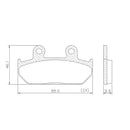 PASTILLAS DE FRENO FRAS-LE FMPD00942