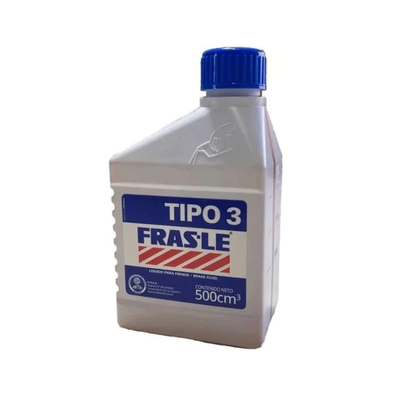 LIQUIDO PARA FRENOS DOT3 (CAJA 24 X 500ML) - FRAS-LE