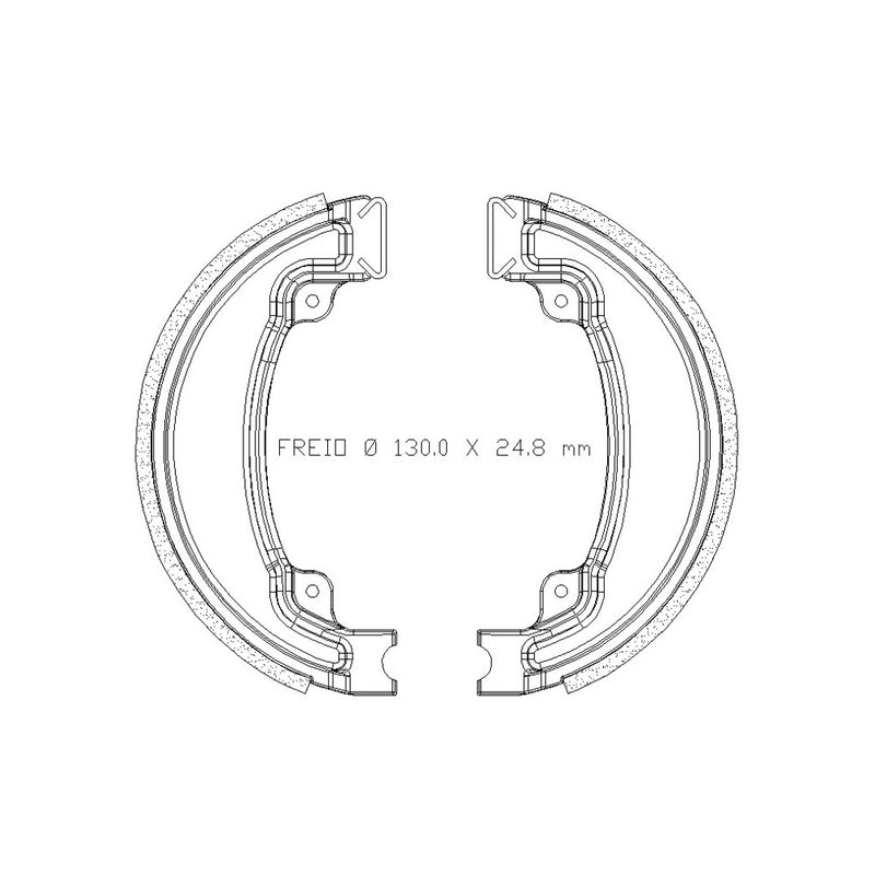 ZAPATAS DE FRENO FRAS-LE FMSH00809 - LH/809-CP