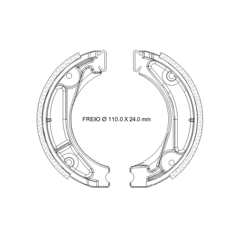 ZAPATAS DE FRENO FRAS-LE FMSH00812 - LH/812-CP