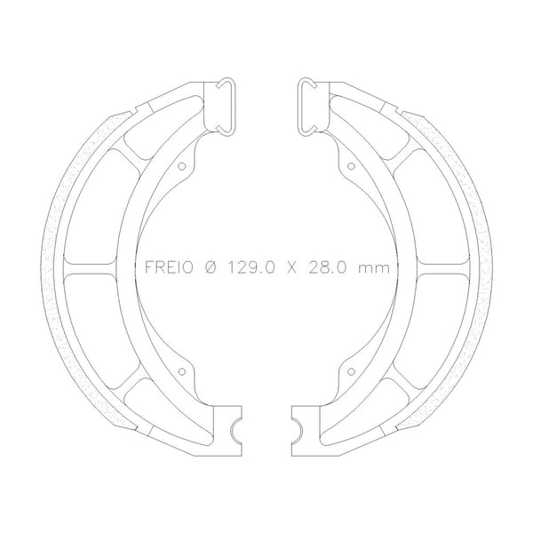 ZAPATAS DE FRENO FRAS-LE FMSH00833