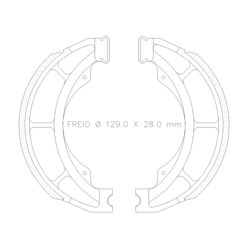 ZAPATAS DE FRENO FRAS-LE FMSH00833