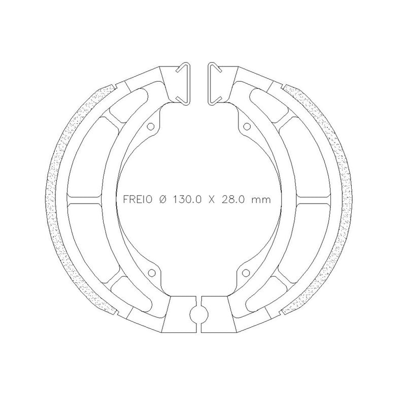 ZAPATAS DE FRENO FRAS-LE FMSH00834