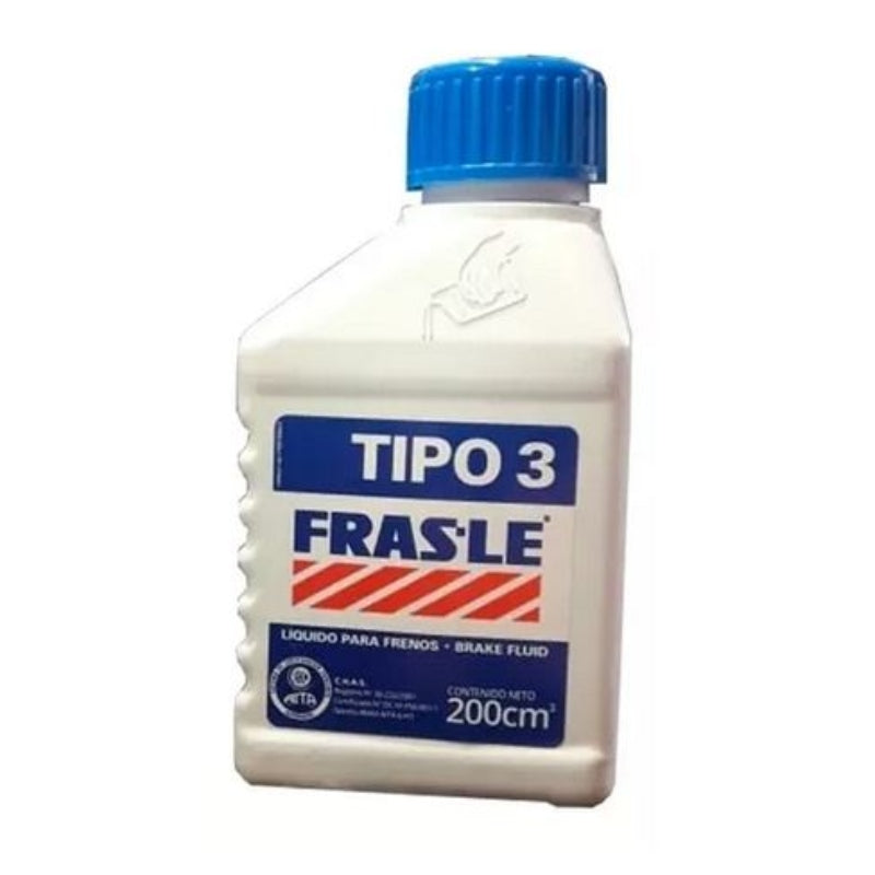 LIQUIDO PARA FRENOS DOT3 (CAJA 36 x 200ML) - FRAS-LE