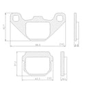 PASTILLAS DE FRENO FRAS-LE FMPD00874
