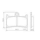 PASTILLAS DE FRENO FRAS-LE FMPD00985