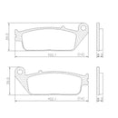 PASTILLAS DE FRENO FRAS-LE FMPD00870