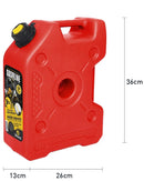 BIDÓN PROFESIONAL 8 LITROS EXTRA CHATO ROJO