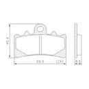 PASTILLAS DE FRENO FRAS-LE FMPD00941
