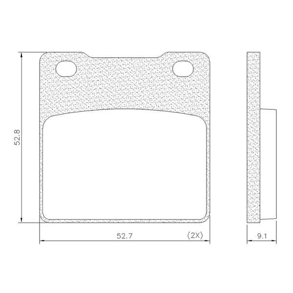 PASTILLAS DE FRENO FRAS-LE FMPD00905