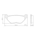 PASTILLAS DE FRENO FRAS-LE FMPD01008