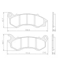 PASTILLAS DE FRENO FRAS-LE FMPD00972