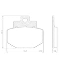 PASTILLAS DE FRENO FRAS-LE FMPD00986
