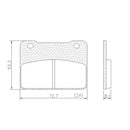 PASTILLAS DE FRENO FRAS-LE FMPD01009